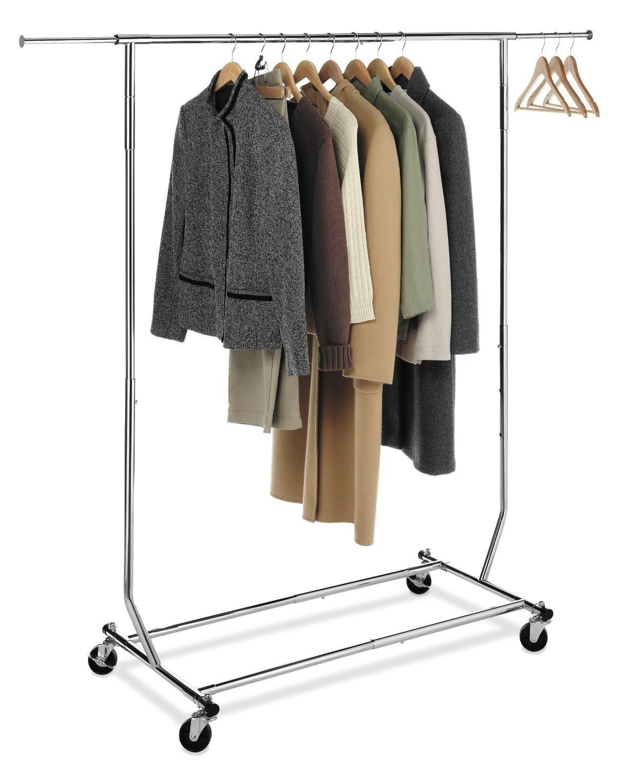 5 Best Rolling Garment Rack - Make the laundry routine ...