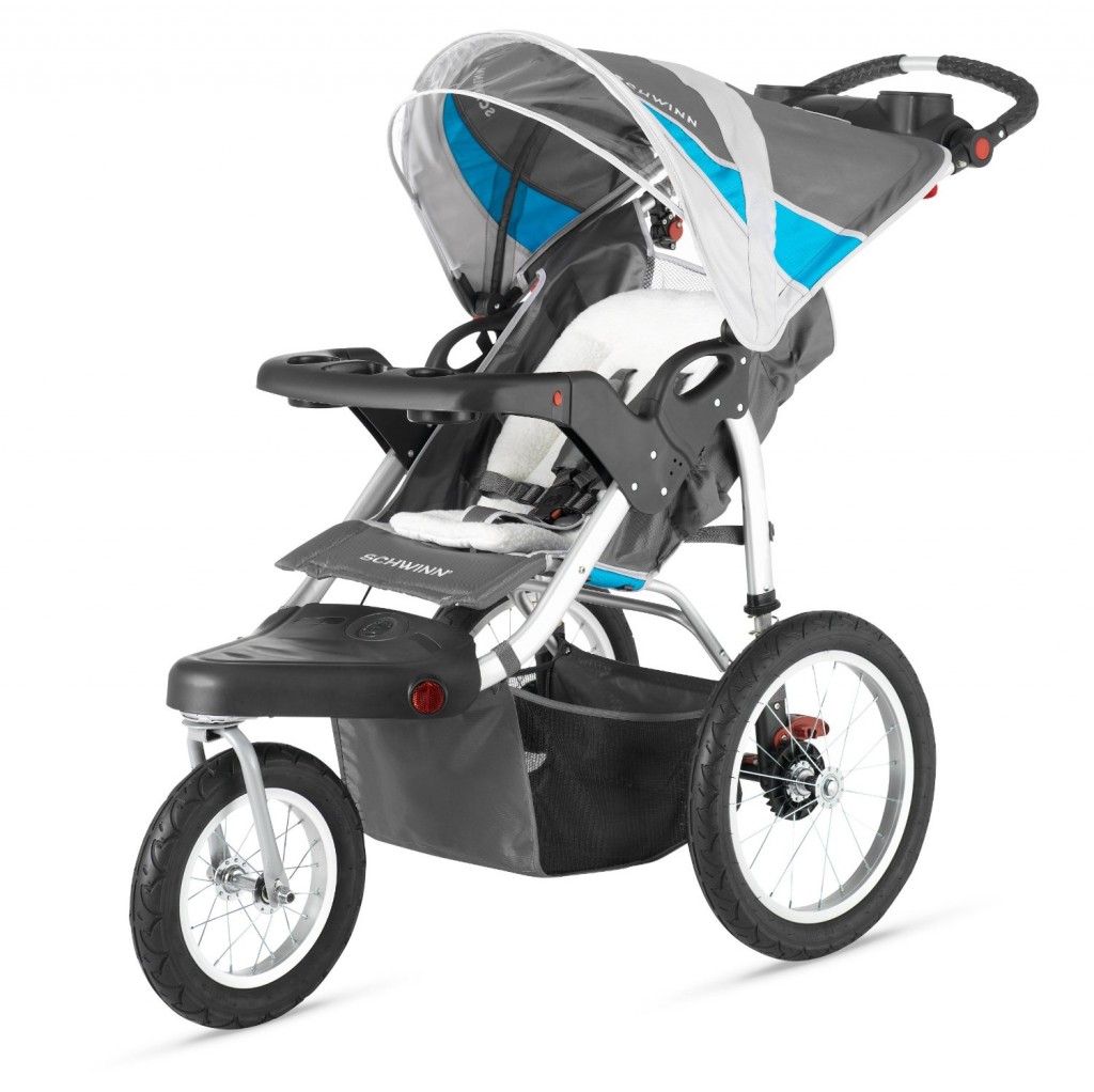 schwinn turismo swivel single jogger